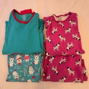 TWO pairs of Gymboree Girls Pajama sets size 12 Dog lovers